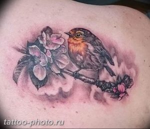 рисунка тату воробей 03.12.2018 №013 - photo tattoo sparrow - tattoo-photo.ru